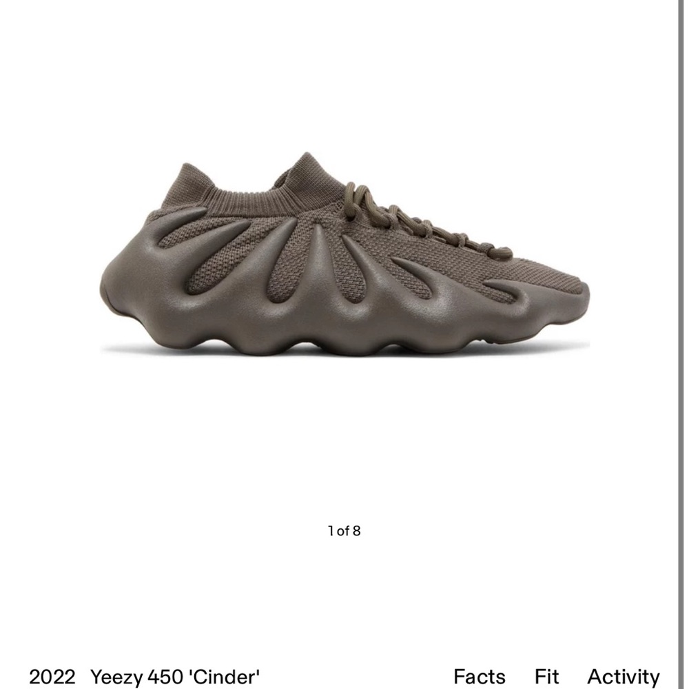 Yeezy 450 “Cinder” $120